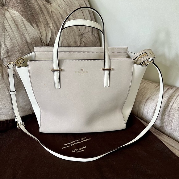 Kate Spade Cedar Street Hayden Satchel, Top Handle Bag with crossbody strap - Picture 9 of 9